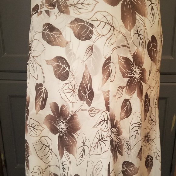 Ann Taylor Loft Floral Garden Party Dress Size 10 - Picture 6 of 11